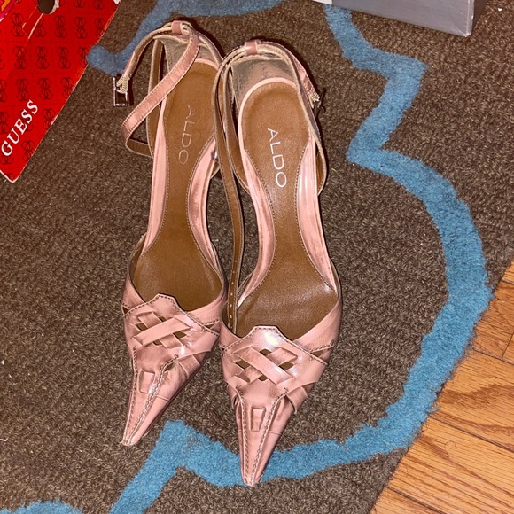 ALDO Women's Blush Pink Pointed Heels - Picture 1 of 3